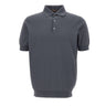 FILIPPO DE LAURENTIIS Polo in crèpe di cotone GREY Uomo 