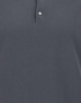 FILIPPO DE LAURENTIIS Polo in crèpe di cotone GREY Uomo 