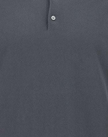 FILIPPO DE LAURENTIIS Polo in crèpe di cotone GREY Uomo 