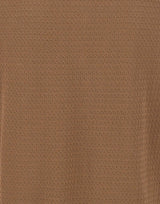 FILIPPO DE LAURENTIIS Polo in cotone con lavorazione a treccine BROWN Uomo 