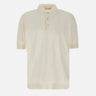 FILIPPO DE LAURENTIIS Polo "Paramontura" in cotone WHITE Uomo 