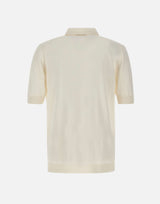 FILIPPO DE LAURENTIIS Polo "Paramontura" in cotone WHITE Uomo 