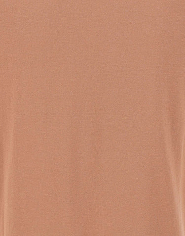 FILIPPO DE LAURENTIIS Polo in cotone crêpe BROWN Uomo 