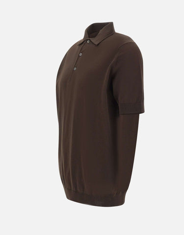 Polo in cotone crêpe PL1MCPAR CR14R190 FILIPPO DE LAURENTIIS 