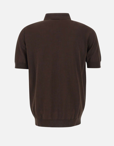 Polo in cotone crêpe PL1MCPAR CR14R190 FILIPPO DE LAURENTIIS 