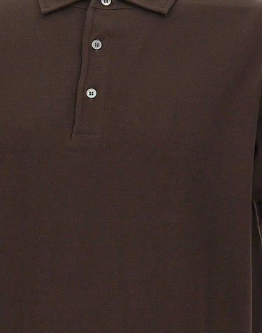 Polo in cotone crêpe PL1MCPAR CR14R190 FILIPPO DE LAURENTIIS 
