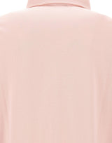 FILIPPO DE LAURENTIIS Polo in cotone crêpe Pink Uomo 