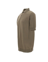 FILIPPO DE LAURENTIIS Polo in cotone crêpe GREEN Uomo 