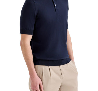 Polo in cotone crêpe PL1MCPAR CR14R890 FILIPPO DE LAURENTIIS 