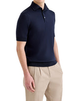 Polo in cotone crêpe PL1MCPAR CR14R890 FILIPPO DE LAURENTIIS 