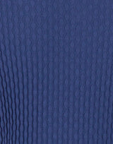 FILIPPO DE LAURENTIIS Polo skipper con trama operata BLUE Uomo 