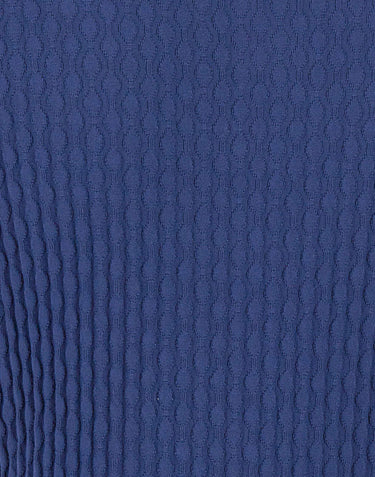 FILIPPO DE LAURENTIIS Polo skipper con trama operata BLUE Uomo 