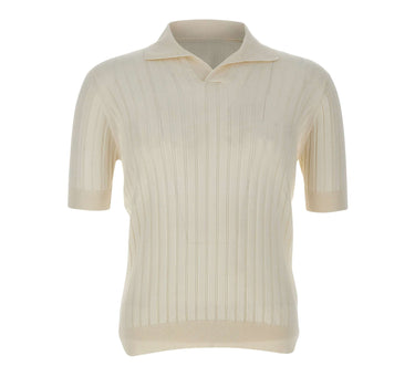 FILIPPO DE LAURENTIIS Polo skipper a coste WHITE Uomo 