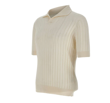 FILIPPO DE LAURENTIIS Polo skipper a coste WHITE Uomo 