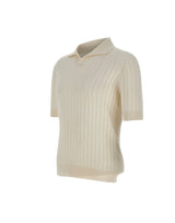 FILIPPO DE LAURENTIIS Polo skipper a coste WHITE Uomo 