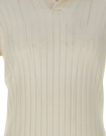 FILIPPO DE LAURENTIIS Polo skipper a coste WHITE Uomo 