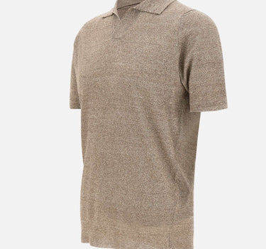 Polo in misto lino PL1MCSK LC14R921 FILIPPO DE LAURENTIIS 