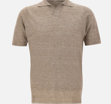 Polo in misto lino PL1MCSK LC14R921 FILIPPO DE LAURENTIIS 