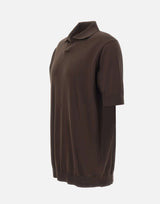 FILIPPO DE LAURENTIIS Polo in cotone BROWN Uomo 