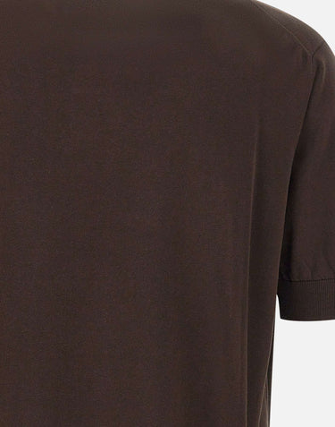 FILIPPO DE LAURENTIIS Polo in cotone BROWN Uomo 