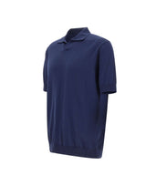 FILIPPO DE LAURENTIIS Polo in cotone BLUE Uomo 