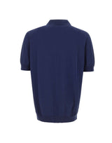FILIPPO DE LAURENTIIS Polo in cotone BLUE Uomo 