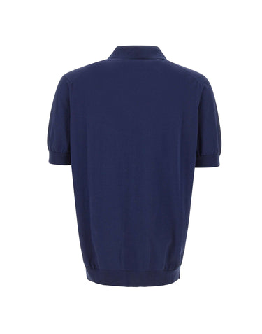 FILIPPO DE LAURENTIIS Polo in cotone BLUE Uomo 