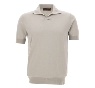 FILIPPO DE LAURENTIIS Polo in cotone GREY Uomo 