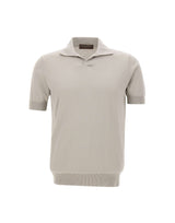 FILIPPO DE LAURENTIIS Polo in cotone GREY Uomo 