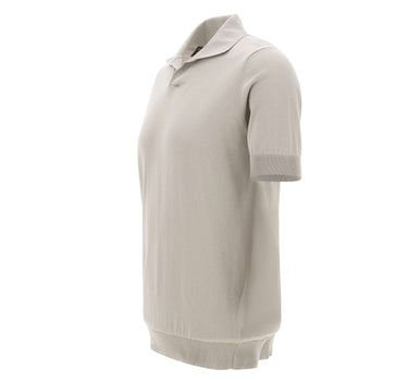 FILIPPO DE LAURENTIIS Polo in cotone GREY Uomo 
