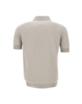 FILIPPO DE LAURENTIIS Polo in cotone GREY Uomo 