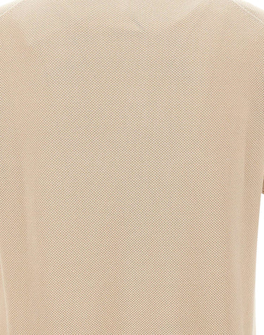 FILIPPO DE LAURENTIIS Polo con profili a contrasto BEIGE Uomo 
