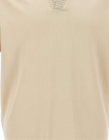 FILIPPO DE LAURENTIIS Polo Skipper in crèpe di cotone BEIGE Uomo 