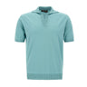 FILIPPO DE LAURENTIIS Polo Skipper in crèpe di cotone Light Blue Uomo 