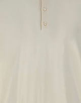 FILIPPO DE LAURENTIIS Maglia in cotone con bottoni WHITE Uomo 