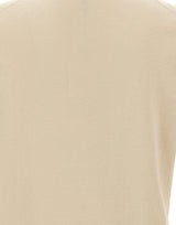 FILIPPO DE LAURENTIIS Maglia in cotone con bottoni BEIGE Uomo 