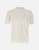 FILIPPO DE LAURENTIIS T-shirt in crepe di cotone WHITE Uomo 