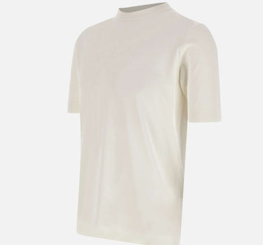 FILIPPO DE LAURENTIIS T-shirt in crepe di cotone WHITE Uomo 