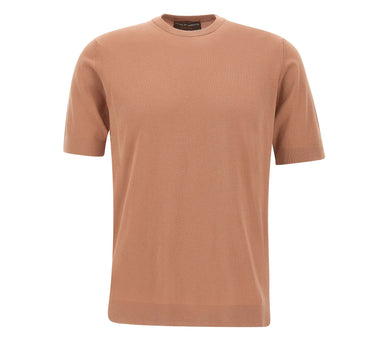 FILIPPO DE LAURENTIIS T-shirt uomo Filippo De Laurentiis in cotone BROWN Uomo 