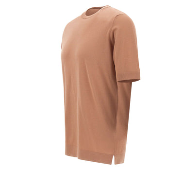FILIPPO DE LAURENTIIS T-shirt uomo Filippo De Laurentiis in cotone BROWN Uomo 
