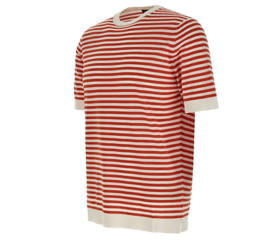 FILIPPO DE LAURENTIIS T-shirt in cotone a righe MULTICOLOR Uomo 