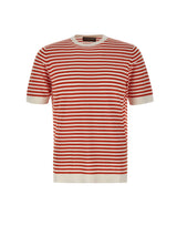 FILIPPO DE LAURENTIIS T-shirt in cotone a righe MULTICOLOR Uomo 