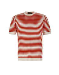 FILIPPO DE LAURENTIIS T-shirt in cotone a righe MULTICOLOR Uomo 