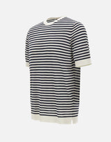 T-shirt in cotone a righe TS0MC CR14R18920 FILIPPO DE LAURENTIIS 