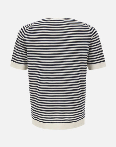 T-shirt in cotone a righe TS0MC CR14R18920 FILIPPO DE LAURENTIIS 