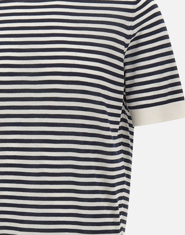 T-shirt in cotone a righe TS0MC CR14R18920 FILIPPO DE LAURENTIIS 