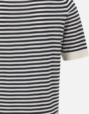 T-shirt in cotone a righe TS0MC CR14R18920 FILIPPO DE LAURENTIIS 