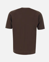 FILIPPO DE LAURENTIIS T-shirt in crepe di cotone BROWN Uomo 