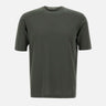 FILIPPO DE LAURENTIIS T-shirt in cotone GREEN Uomo 