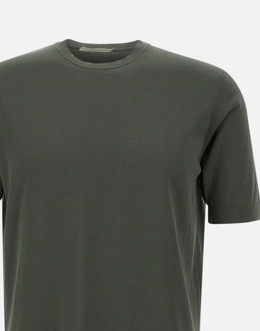 FILIPPO DE LAURENTIIS T-shirt in cotone GREEN Uomo 